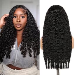 Lemoda Burmese Curly Wig Human Hair 13x6 Full Frotnal HD Transparent Lace Wig 200% Pre Plucked 15A Virgin Hair Wigs for Women