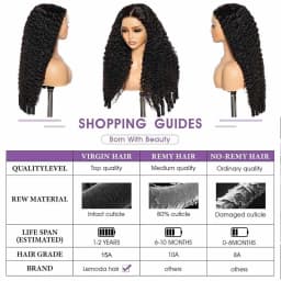 Lemoda Burmese Curly Wig Human Hair 13x6 Full Frotnal HD Transparent Lace Wig 200% Pre Plucked 15A Virgin Hair Wigs for Women