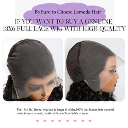Lemoda Burmese Curly Wig Human Hair 13x6 Full Frotnal HD Transparent Lace Wig 200% Pre Plucked 15A Virgin Hair Wigs for Women