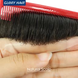 Stock 5 Inch Dura Australia Man Toupee Indian Human Hair Lace And Pu Base Hair System For Men Hair Prosthesis Free Shipping