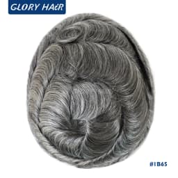 Stock 5 Inch Dura Australia Man Toupee Indian Human Hair Lace And Pu Base Hair System For Men Hair Prosthesis Free Shipping