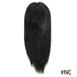 Q6 Swiss Lace Topper 16" Long Human Hair Topper With Natural Hairline 7x9 Breathable Lace And Pu Straight Hair Toppers For Women