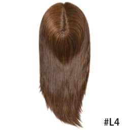 Q6 Swiss Lace Topper 16" Long Human Hair Topper With Natural Hairline 7x9 Breathable Lace And Pu Straight Hair Toppers For Women