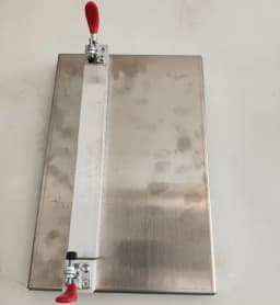 Satinless steel board hair strands holder for making tapes in hair extension and k tips hair extensions