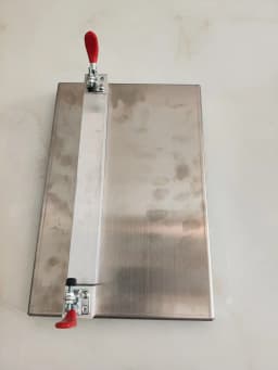 Satinless steel board hair strands holder for making tapes in hair extension and k tips hair extensions