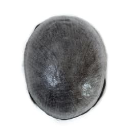 ISkin Men's Capillary Prosthesis With Knots Toupee Invisible Wig Man Human Hair Prosthesis Man Natural Hair System Replacement