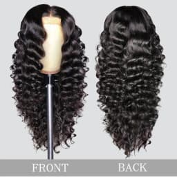 HD Loose Deep Wave Lace Front Wigs Human Hair Natural Black Pre Plucked With Baby Hair Wigs Brazilian Human Hair With Baby Hair