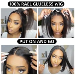 6x4 Glueless Raw Hair Vietnamese 210 Density Human Hair Lace Frontal Wigs Bone Straight Natural Black 13x4 Bob Wig Lace Front