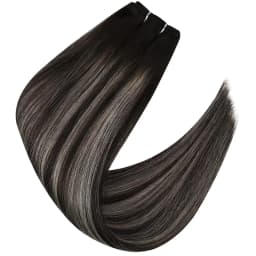 Full Shine Hair Bundles 100% Human Hair Weft Extensions Ombre Blonde Color100g Sew In Silky Straight Remy Skin Double Weft