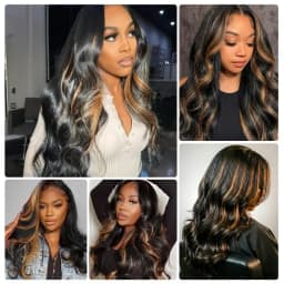100% Human Hair 16A Raw Body Wave Hair Bundles Brazilian 28 30 Inch Natural Black Color Double Weft Virgin Remy Hair Extensions Highlight Ombre Colored Weaves 2 3 4 Bundle For Women