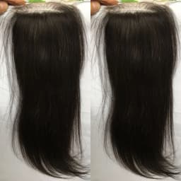 Silk Top Lace Closure Straight Ash Blonde Silk Base Human Hair Lace Closure with Baby Hair 4x4 Brazilian Virgin Human Hair 613#