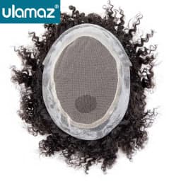 Lace Pu Toupee Hair Men Curly Wigs Human Hair Men's Lace Australia Male Hair Prosthesis Natural Man Wig Hair System Wig For Men