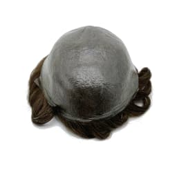 0.03mm Natural Hair Toupee Thin Skin Male Wig Human Hair Men Prosthesis V Loop Very Natural Men Hair Replacement System Man Wig