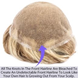 Toupee Men Full Lace Base Male Hair Prosthesis Replacement Systems Breathable Natural Human Hair Man Wig Protesis Capilar Hombre
