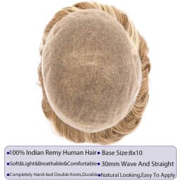 Toupee Men Full Lace Base Male Hair Prosthesis Replacement Systems Breathable Natural Human Hair Man Wig Protesis Capilar Hombre