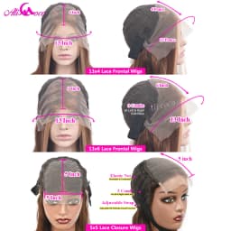 Dark Burgundy Colored Straight Human Hair Wigs 13x4 Lace Front Wigs Pre-Plucked Natural Hairline 13x6 Lace Frontal Wig 180