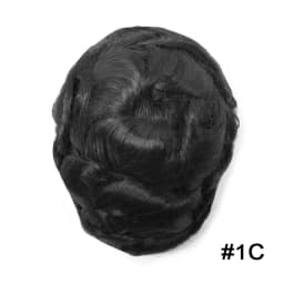 Toupee Men Invisible Hairline Lace With 0.04mm Soft PU Male Hair Prosthesis Breathable Men Wig Natural Human Hair System For Men