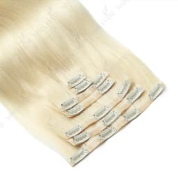 Invisible Clip In Hair Extension Injected PU Tape Weft Clip in Human Hair Extension 7Pcs/set 12-24inch 100G 120G Clip On Hair