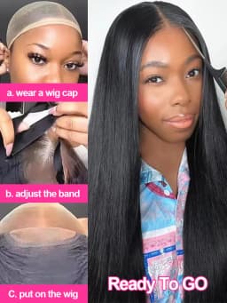5x5 Pre Cut Hd Lace Closure Wigs 230% Glueless Wigs Human Hair Ready To Wear Bone Straight Lace Front Wigs Human Hair For Women