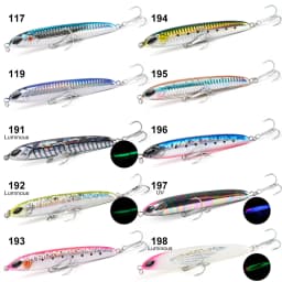 Noeby Sinking Heavy Stickbait Lure 115mm 64g 130mm 81g Pencil Jigs Artist Sea Fishing Lure Hard Baits Saltwater Fishing Lures