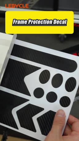 LEBYCLE MTB Road Bicycle Chain Protection Sticker Bike Frame Protection Sticker Bike Front Fork Protective Film