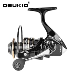 DEUKIO Spinning Fishing Reel 2000-7000 Metal Spool 12KG Max Drag 5.2:1 CNC Handle Long Casting Saltwater Freshwater Lure