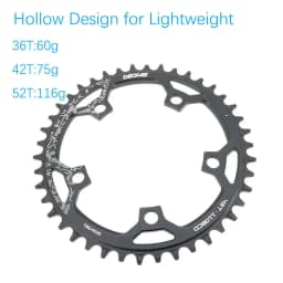 DECKAS KEOS 110BCD Chainring 36T-52T Bicycle Chainwheel forShimano SRAM 5 Bolt Road Bike Narrow Wide Crank Bike Accessories