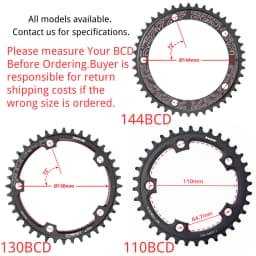 DECKAS KEOS 110BCD Chainring 36T-52T Bicycle Chainwheel forShimano SRAM 5 Bolt Road Bike Narrow Wide Crank Bike Accessories