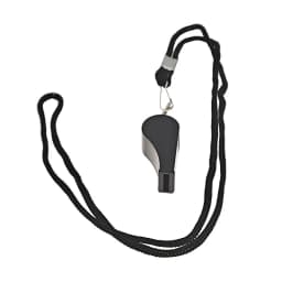 High Quality Black Whistle Referee Game Halter Whistle Outdoor Travel Hiking Whistle Suitable for Basketball Volleyball Games