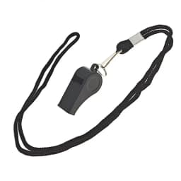 High Quality Black Whistle Referee Game Halter Whistle Outdoor Travel Hiking Whistle Suitable for Basketball Volleyball Games