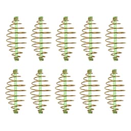 10pcs 2/3.3/4.5/5.5cm Carp Fishing Spring Feeder Fishing Bait Cage For Carp Fishing Fresh & Saltwater Inline Method Feeder Acces