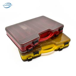 Double Sided Fishing Tackle Box Fishing Accessories Tool Storage Boxes Fish Hook Lure Fake Bait Boxes For Carp Fishing Goods