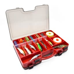 Double Sided Fishing Tackle Box Fishing Accessories Tool Storage Boxes Fish Hook Lure Fake Bait Boxes For Carp Fishing Goods