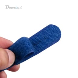 Deemount 4PCS Bicycle Nylon Hook/Loop Tape Self Adhesive Strap Bike Cable Thread Tie Pump Bottle Band Flashlight Bandage