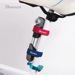 Deemount 4PCS Bicycle Nylon Hook/Loop Tape Self Adhesive Strap Bike Cable Thread Tie Pump Bottle Band Flashlight Bandage