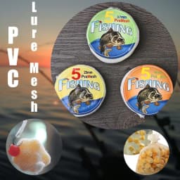 5M PVA Diameter 25/37/44mm Water dissolving Mesh Fishing Water soluble mesh Carp Coarse Fishing Lure bag Fishing Accessories