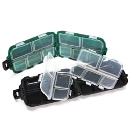 10 Grid Fishing Accessories Storage Box Luya Fishing Gear Divided Grid Bait Box Double-sided Fishing Group Accessories Box