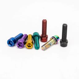 ZTTO 6pcs MTB Road Bike Handlebar Stem Riser Screws Bicycle Stem Bolts Screws M5*18mm M6*18mm Bolts With Washers