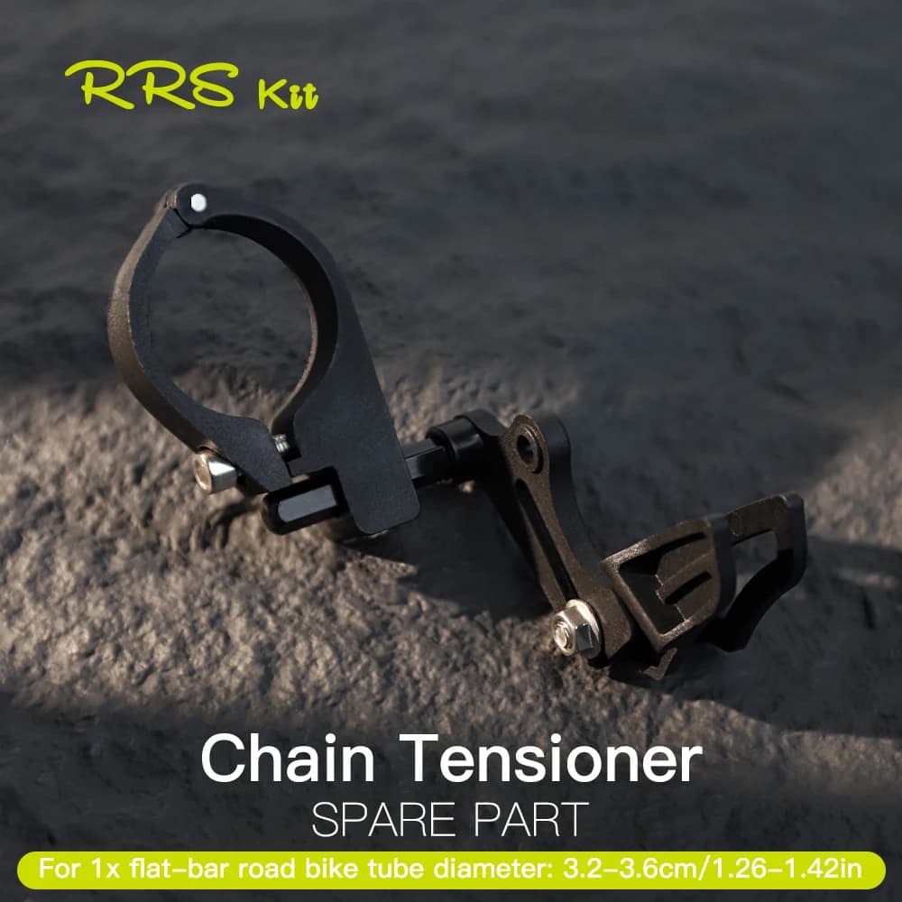 Rrskit Mountain Bicycle Chain Guide Positive and Negative Tooth Chain Stabilizer Front Pulling Chain Press to Prevent Chain Drop