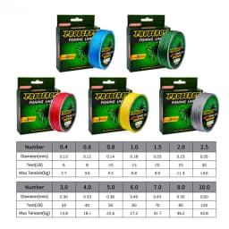 4 Strands Fishing Line Multifilament 6LB-100LB Japan PE Weave Multifilament Line Carp Fishing Japanese Braided Wire 100M PE Line
