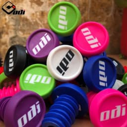 ODI 2 Pcs Mountain Bicycle Parts Grip Anti-slip Firm Handlebar Caps Manopole Mtb Bike Bar End Plugs For Bmx Dh Fr Balance Bike