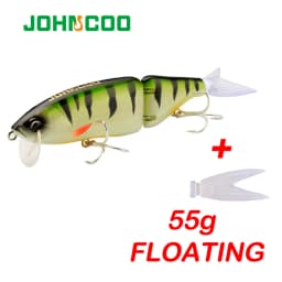 Swimbait Big Fishing Lure Artificial Hard Bait 55G Jointed Fishing Lure for Predator Wobbler Minnow Pike