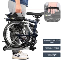 Rhinowalk Hand Carrying Handle Strap for Folding Bike Kick Scooter Electric Scooter Carry Strap with Non-slip Rubber Handle