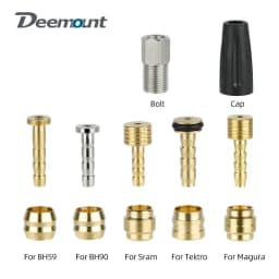 Bicycle Brake Copper Olive Head Connecting Insert/Oil Needle Kit for Shimano BH59 BH90 Sram Magura Tektro Hydraulic Disc Brake