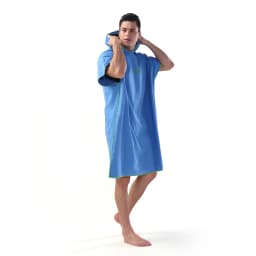 Surf Poncho Changing Towel with Hood Microfiber Beach Blanket Bath Towel Swim Towel Wetsuit Beach Poncho for Adults