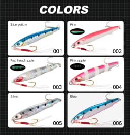 Hunthouse Metal Jig Flshing Lure Slow Cast Sinking Jigging Hard Bait Spoon Spinning 15/20/27.5/36g Trolling Sea Bass Trout Fish
