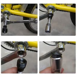 Bicycle Repair Extractor Bottom Bracket Remover Gadget Spanner Wrench Crank Puller Crankset Pedal Remover Bicycle Repair Tools