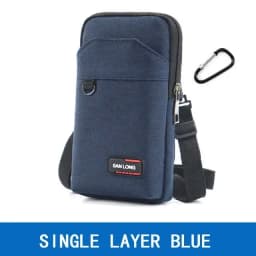 Waterproof Waist Bag Purse Single/double Layer Outdoor Waist Fanny Pack Men Phone Pouch Camping Hunting Tactical Bag with Belt