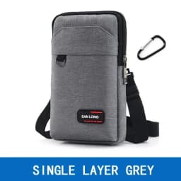 Waterproof Waist Bag Purse Single/double Layer Outdoor Waist Fanny Pack Men Phone Pouch Camping Hunting Tactical Bag with Belt