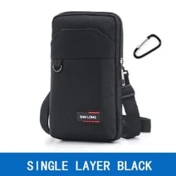 Waterproof Waist Bag Purse Single/double Layer Outdoor Waist Fanny Pack Men Phone Pouch Camping Hunting Tactical Bag with Belt